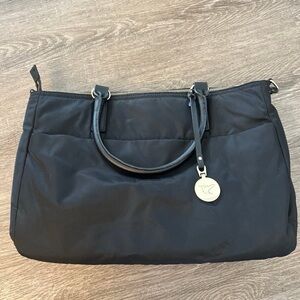 Lo & Sons Black and Gold Women's Laptop Bag